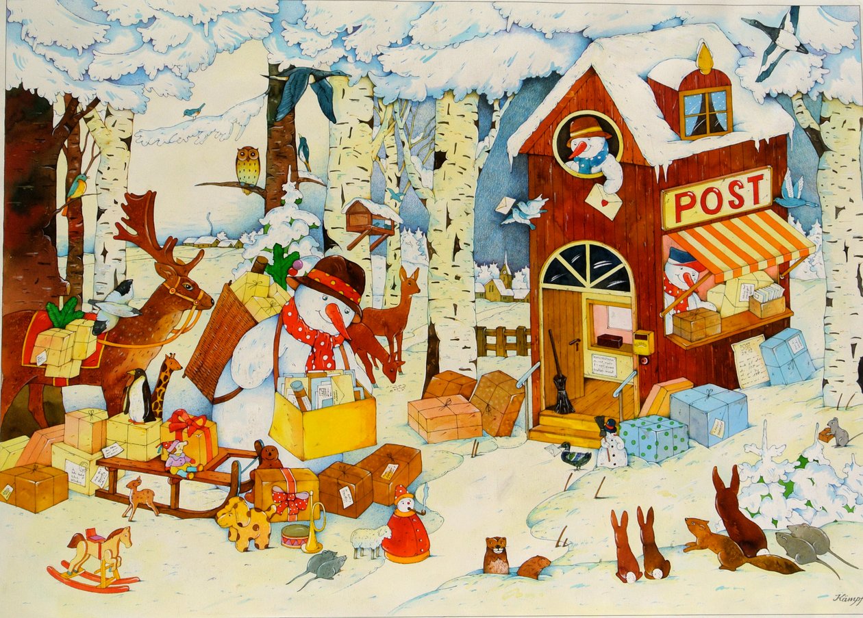 Christmas Office by Christian Kaempf