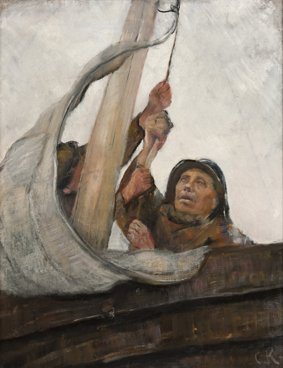 Setting Sail by Christian Krohg