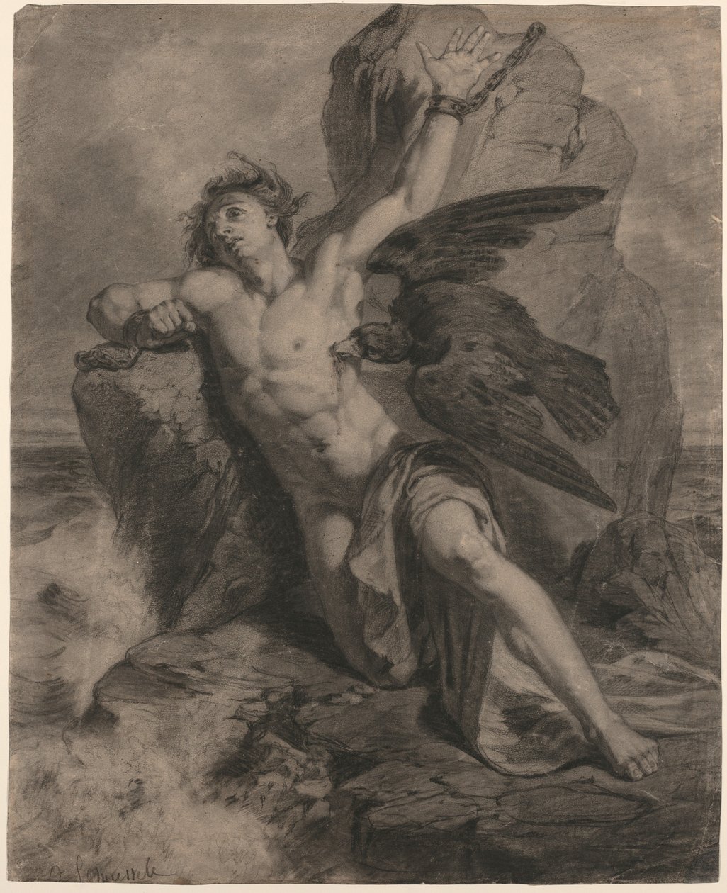 Prometheus Bound by Christian Schussele