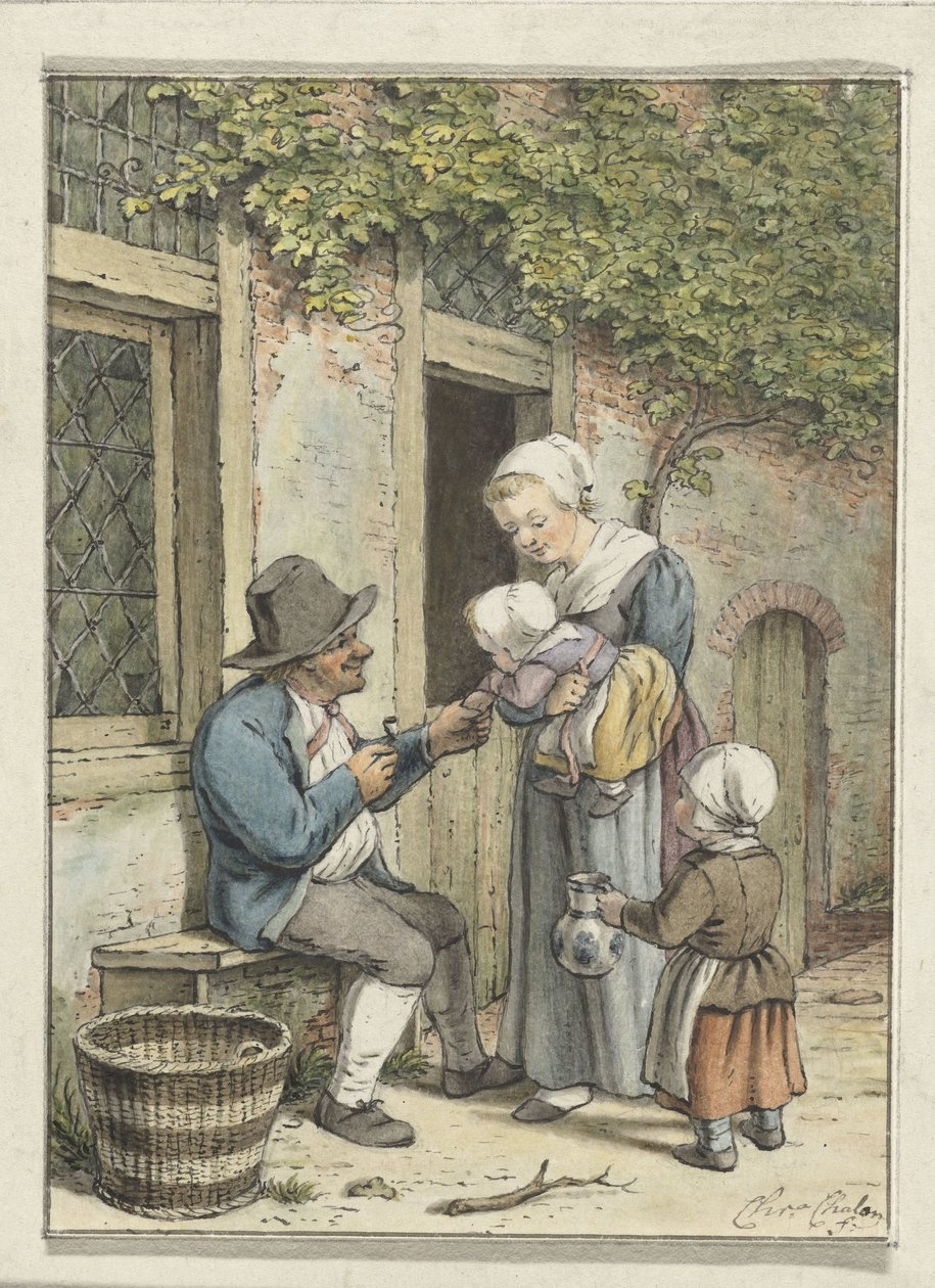 Peasant Chat by Christina Chalon