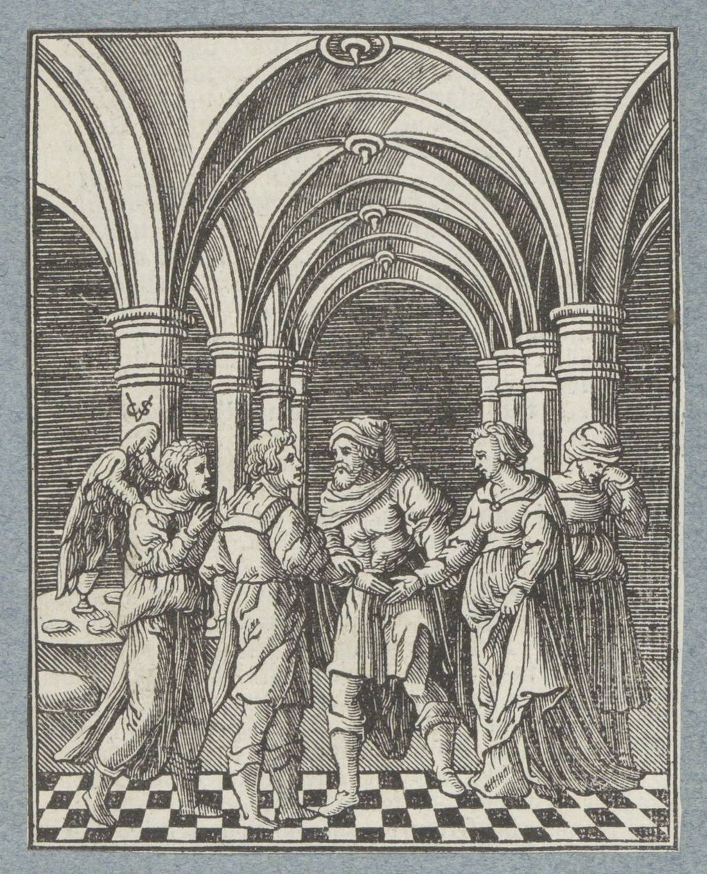 Marriage of Tobias and Sarah by Christoffel van Sichem (II)