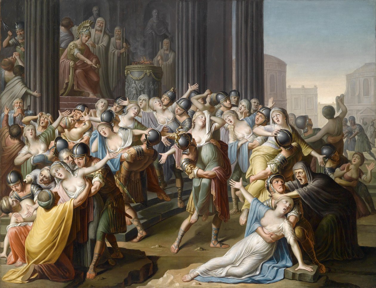 The Rape of the Sabines by Christoph Fesel