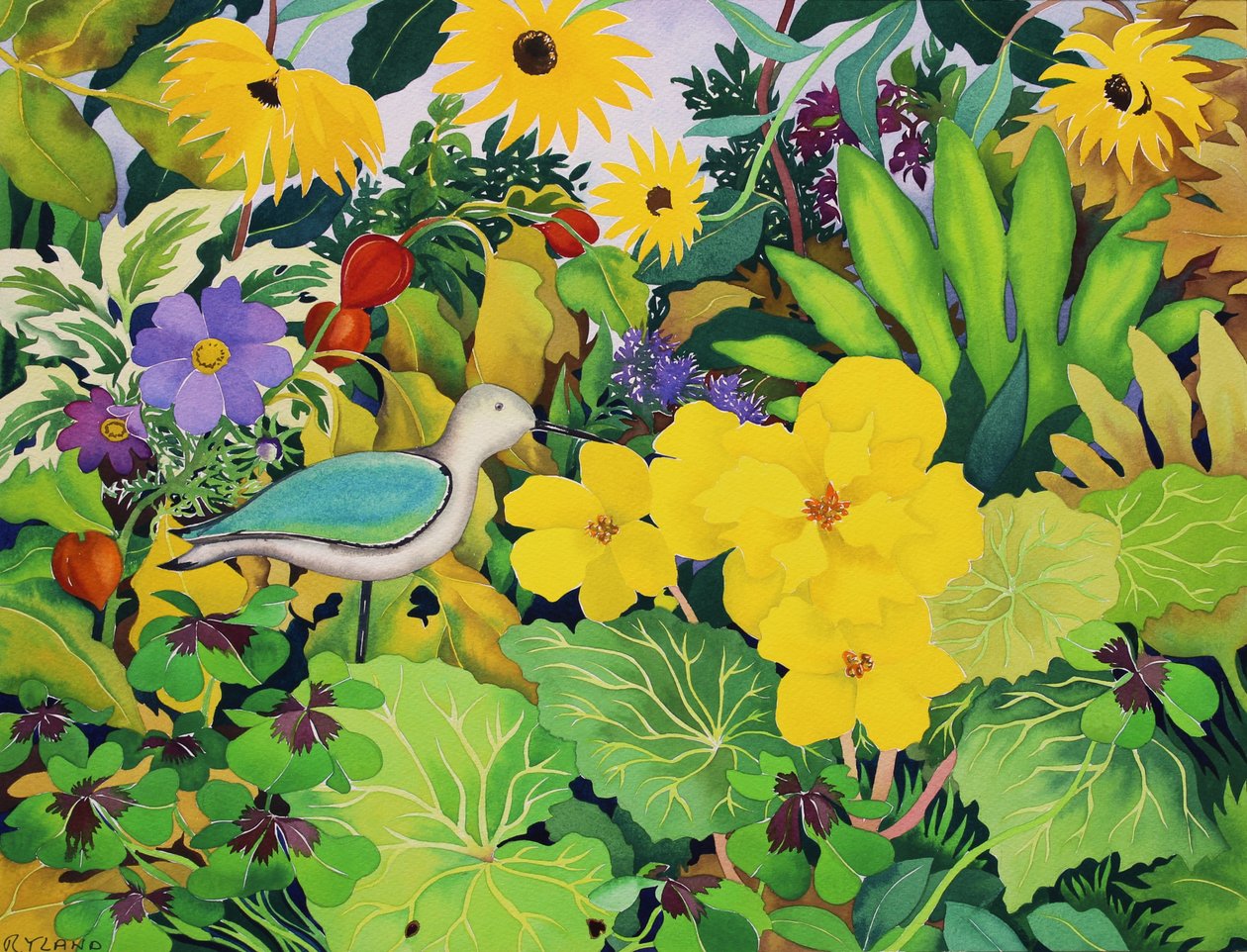 Autumn Garden by Christopher Ryland