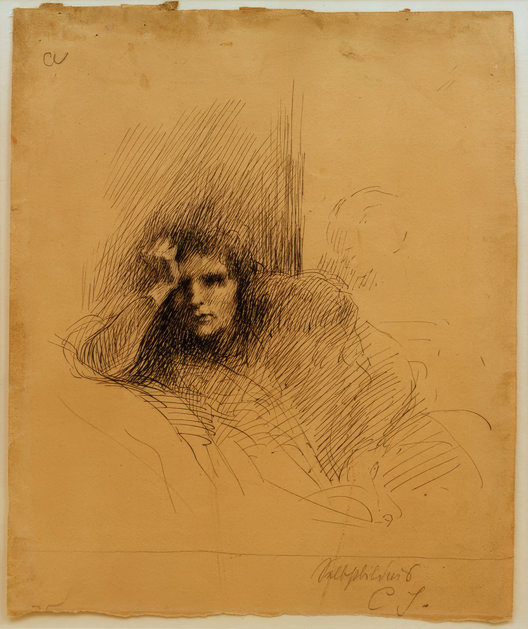 Self-Portrait by Clara Siewert