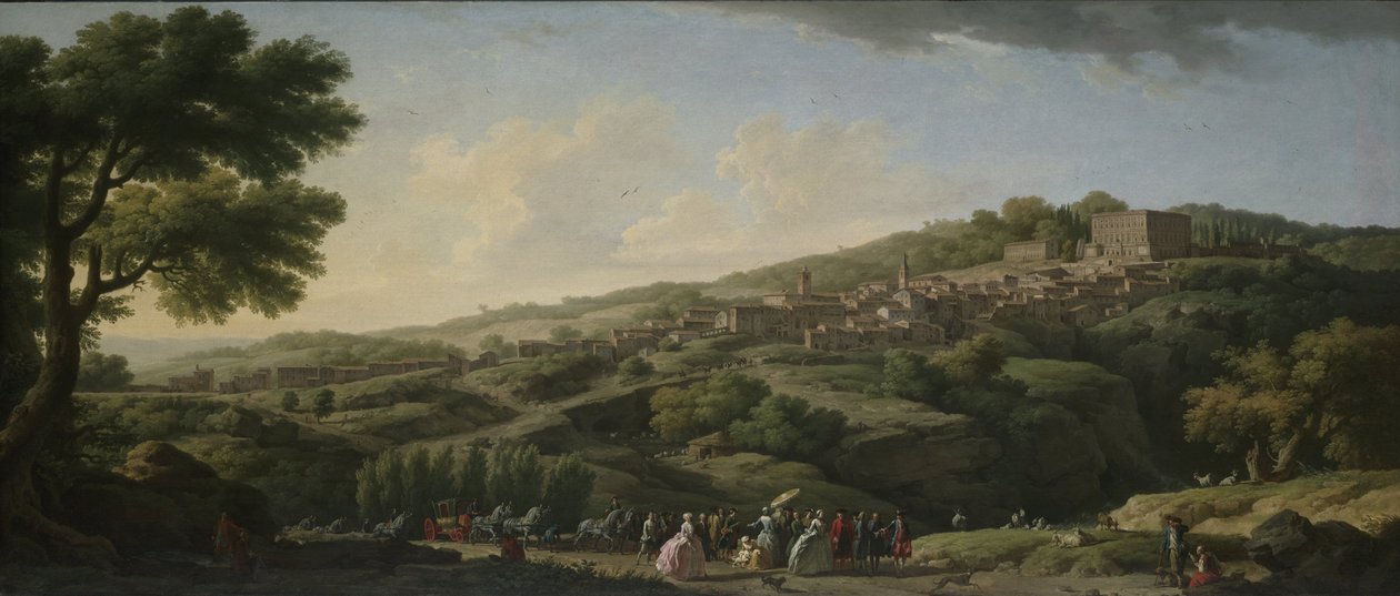 Villa at Caprarola by Claude Joseph Vernet