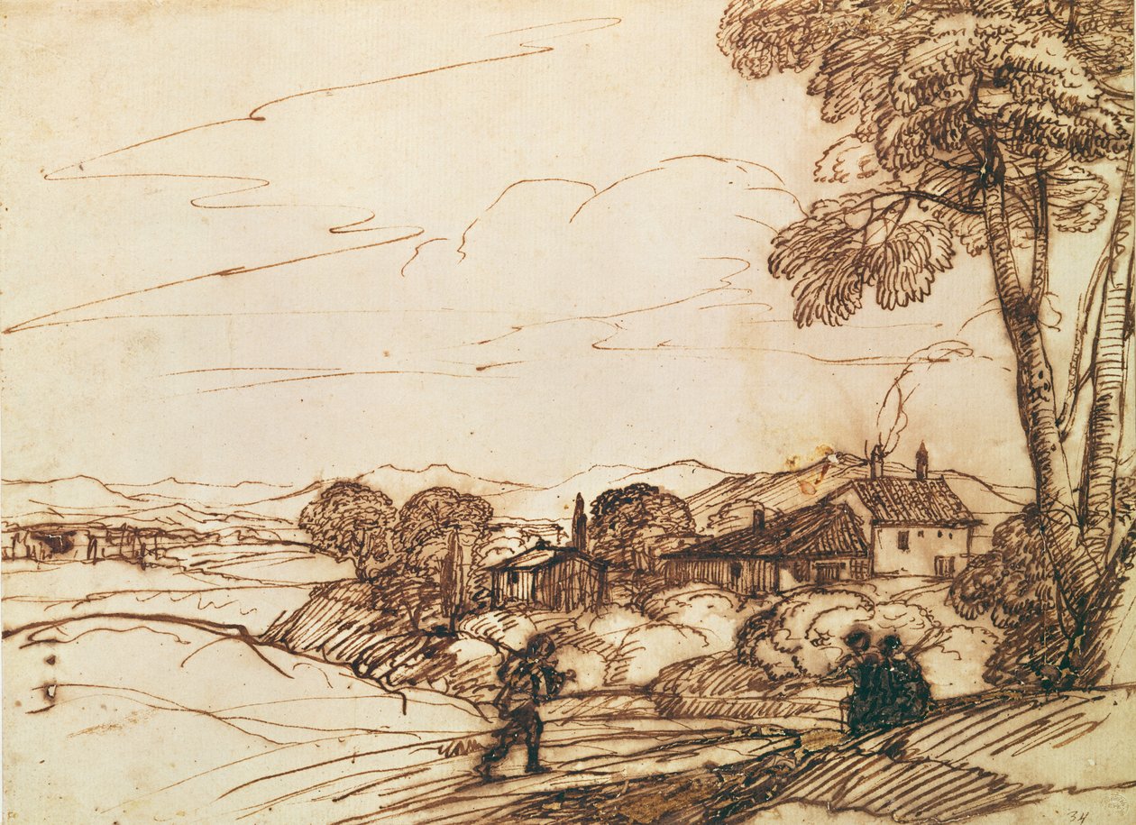 Landscape by Claude Lorrain