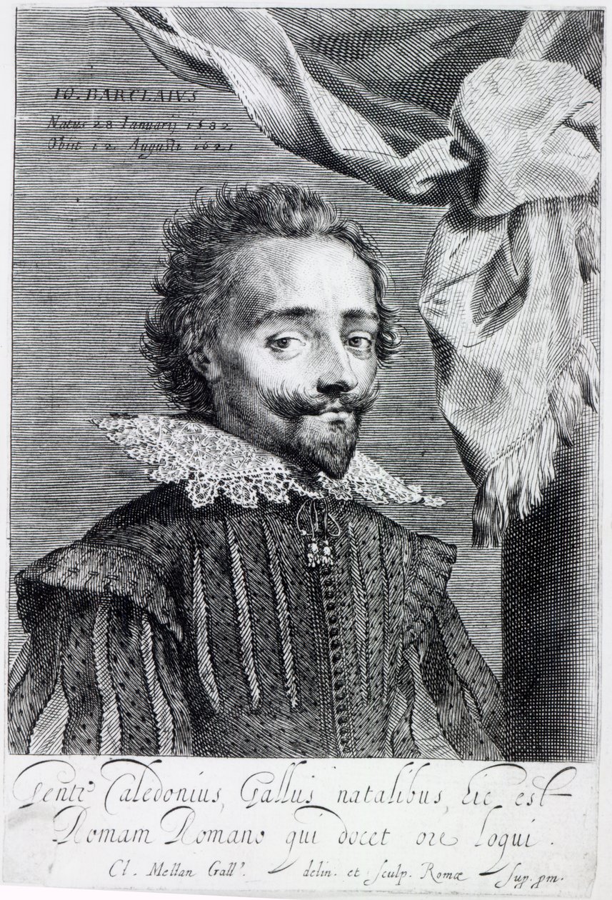 John Barclay, c.1623 by Claude Mellan