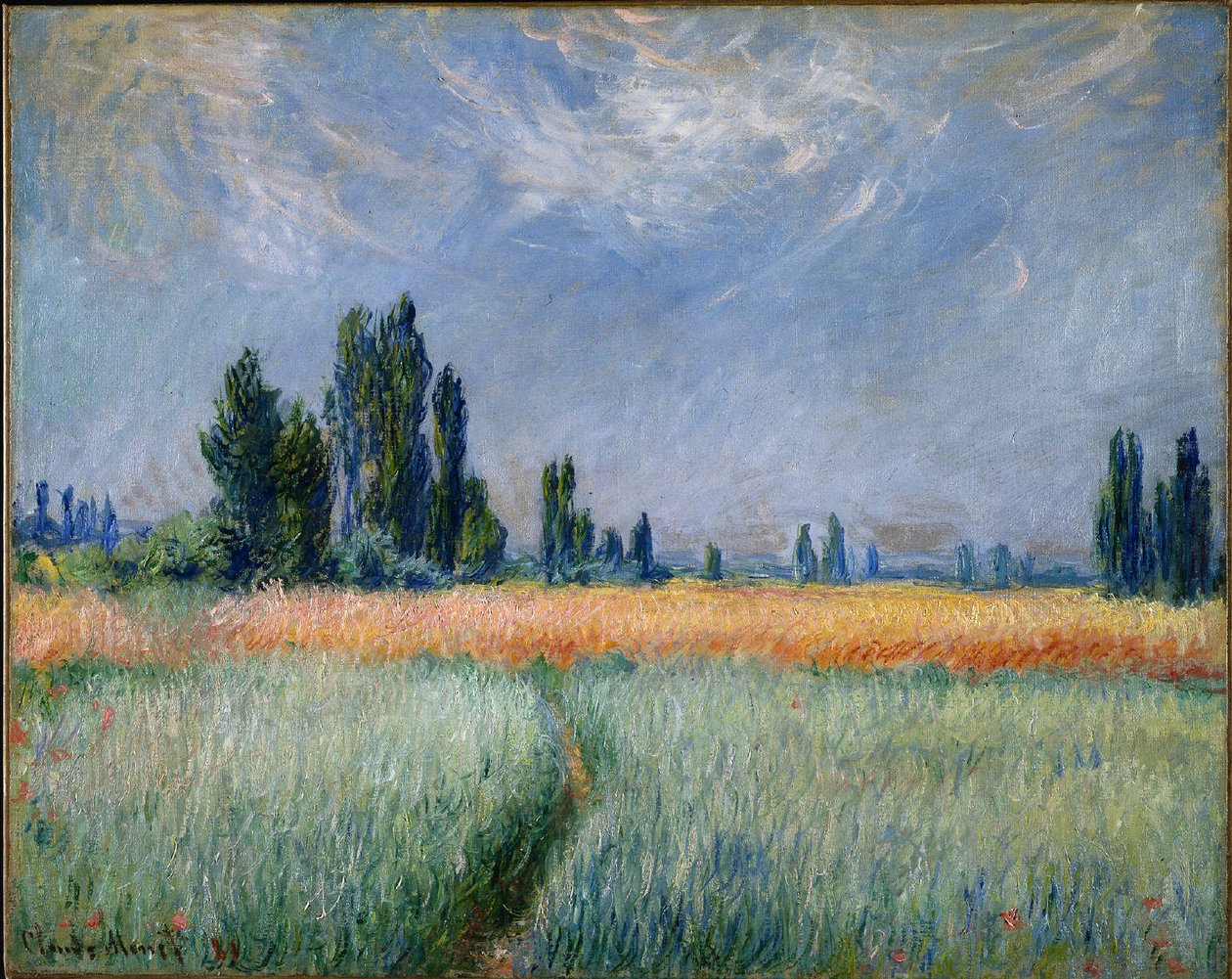 Wheatfield by Claude Monet