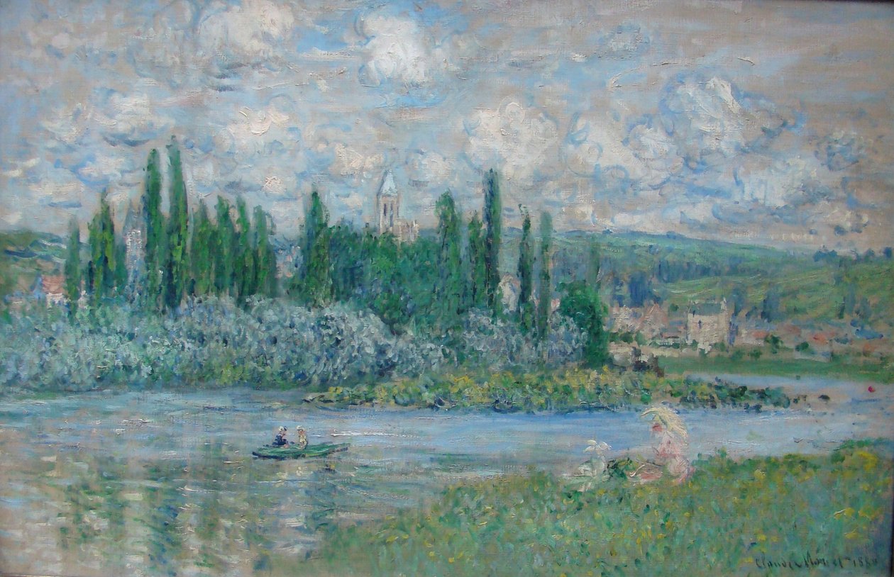 View of Vetheuil by Claude Monet