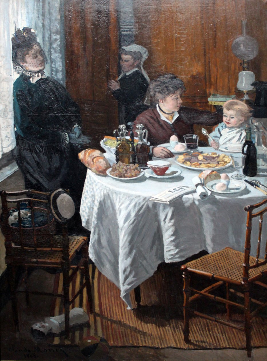 The Luncheon by Claude Monet