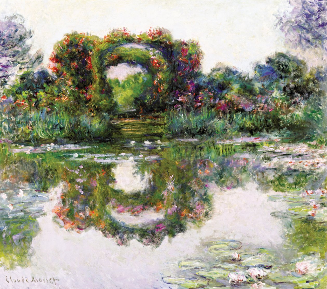Flowering Arches, Giverny by Claude Monet