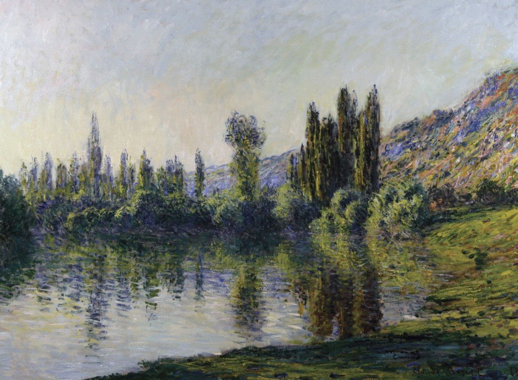 The Seine at Vétheuil by Claude Monet