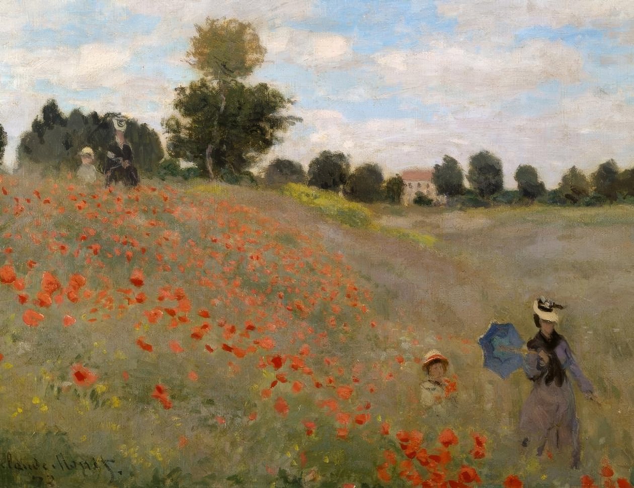 Poppies at Argenteuil by Claude Monet