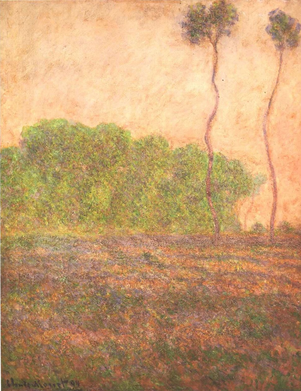 Meadow in Giverny by Claude Monet