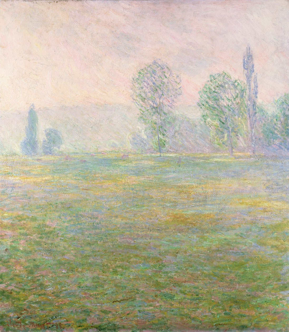 Meadows in Giverny by Claude Monet