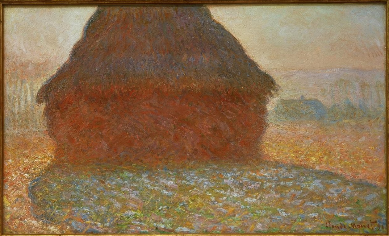 Haystack in the Sun by Claude Monet