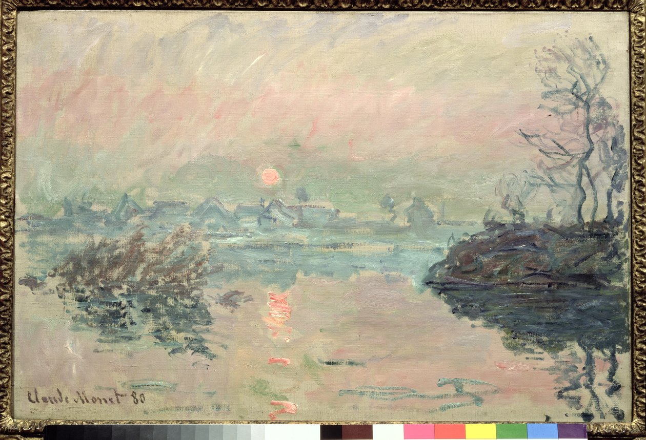 Sunset, 1880 by Claude Monet