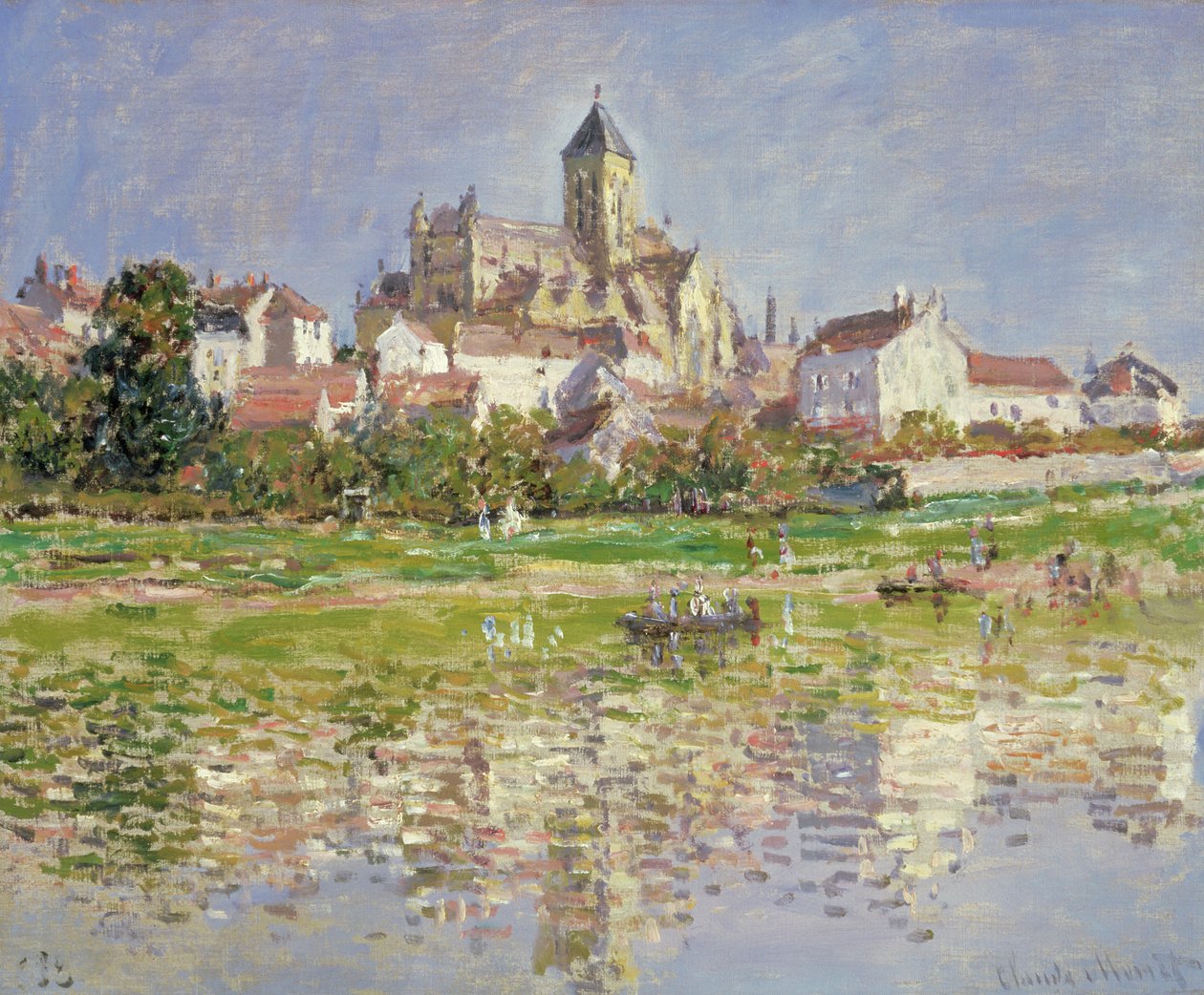 The Church at Vetheuil by Claude Monet