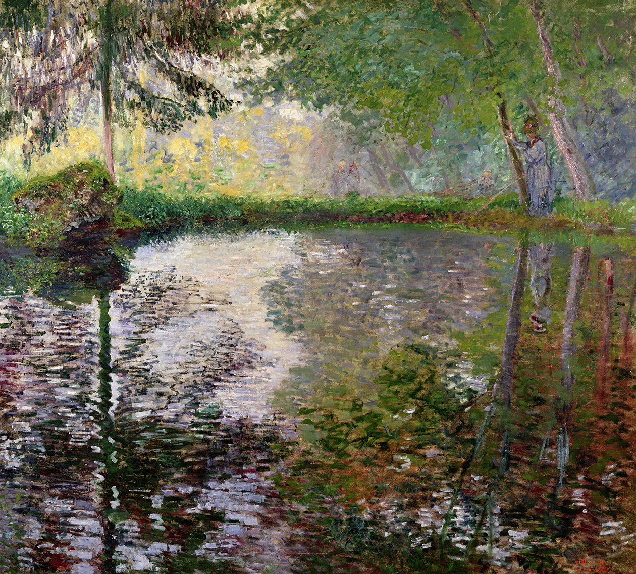 The Lake at Montgeron by Claude Monet