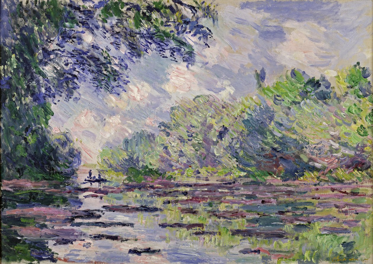 The Seine at Giverny by Claude Monet