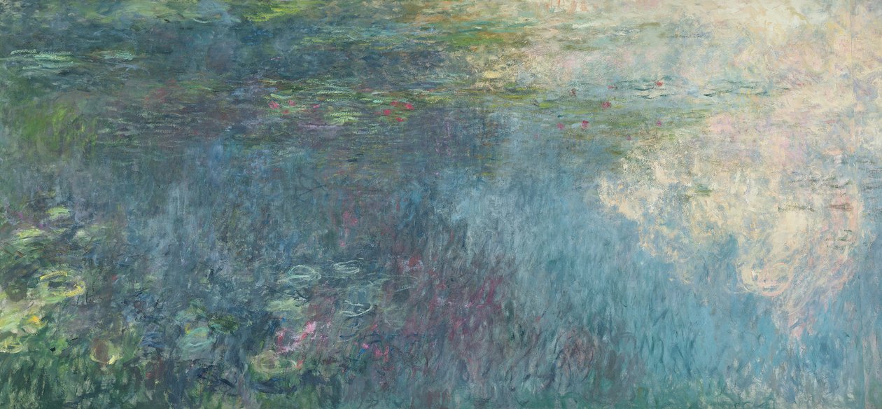 The Waterlilies - The Clouds (right side), 1914-18 by Claude Monet