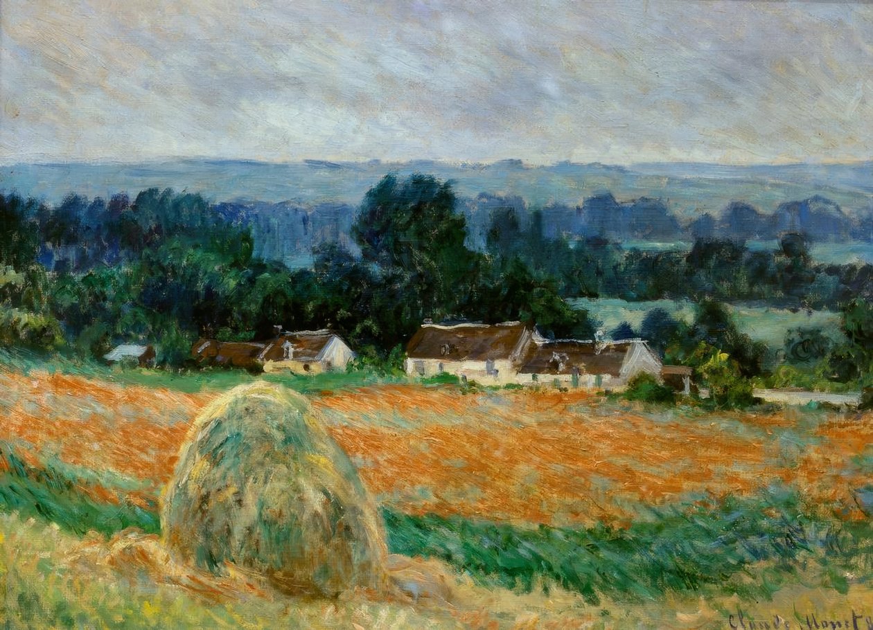 A Haystack by Claude Monet