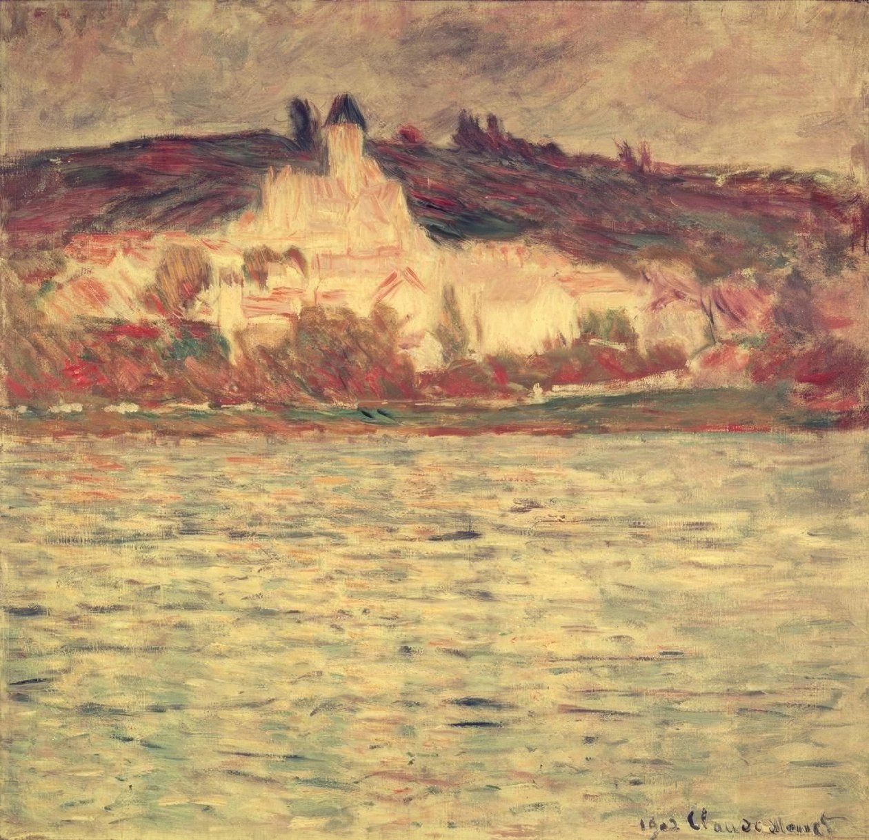 View of Vétheuil by Claude Monet