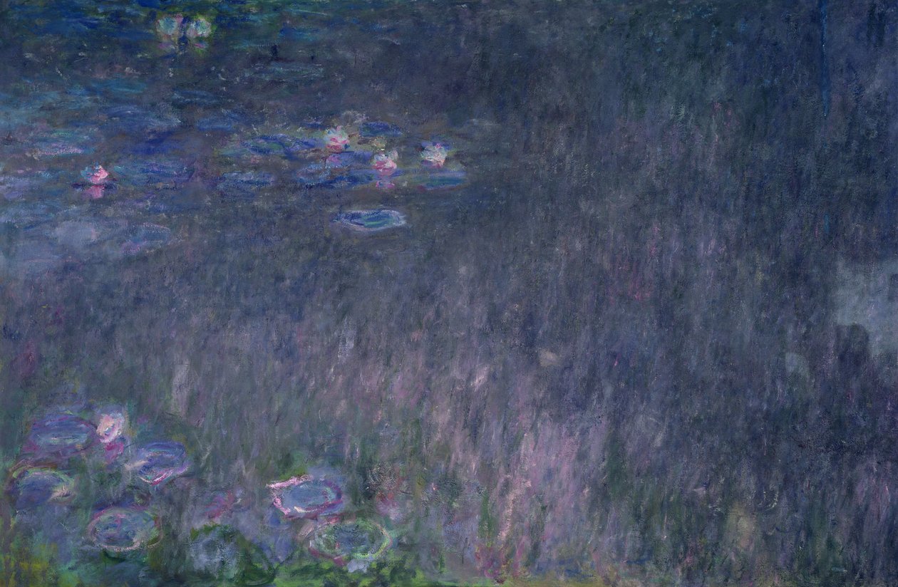 Waterlilies: Reflections of Trees (detail) by Claude Monet