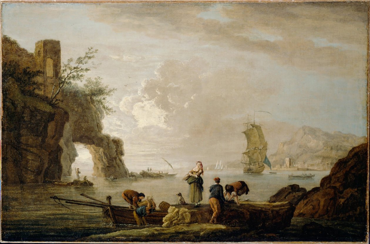 Coastal View by Claude Joseph Vernet