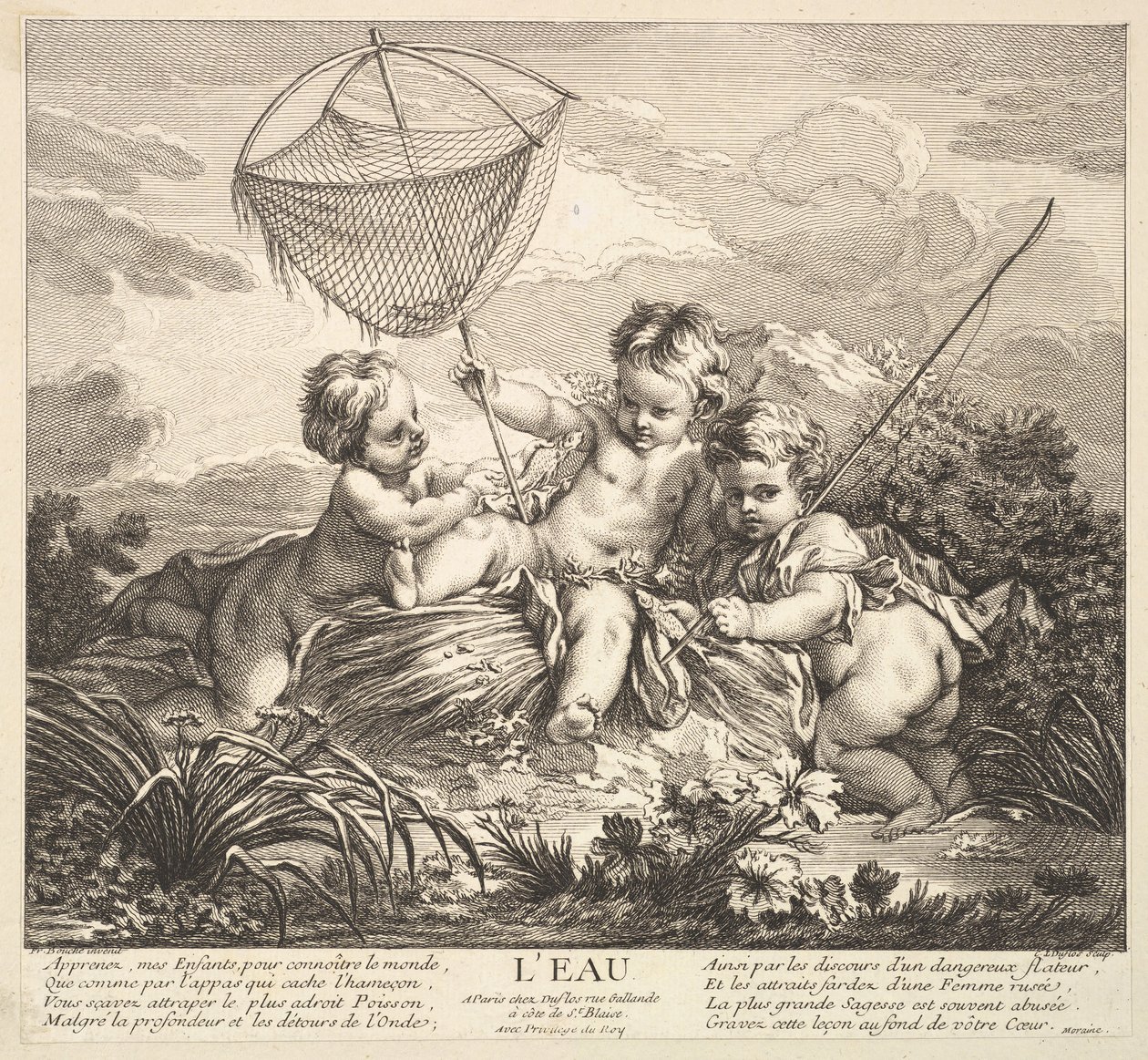 Water by Claude Augustin Duflos