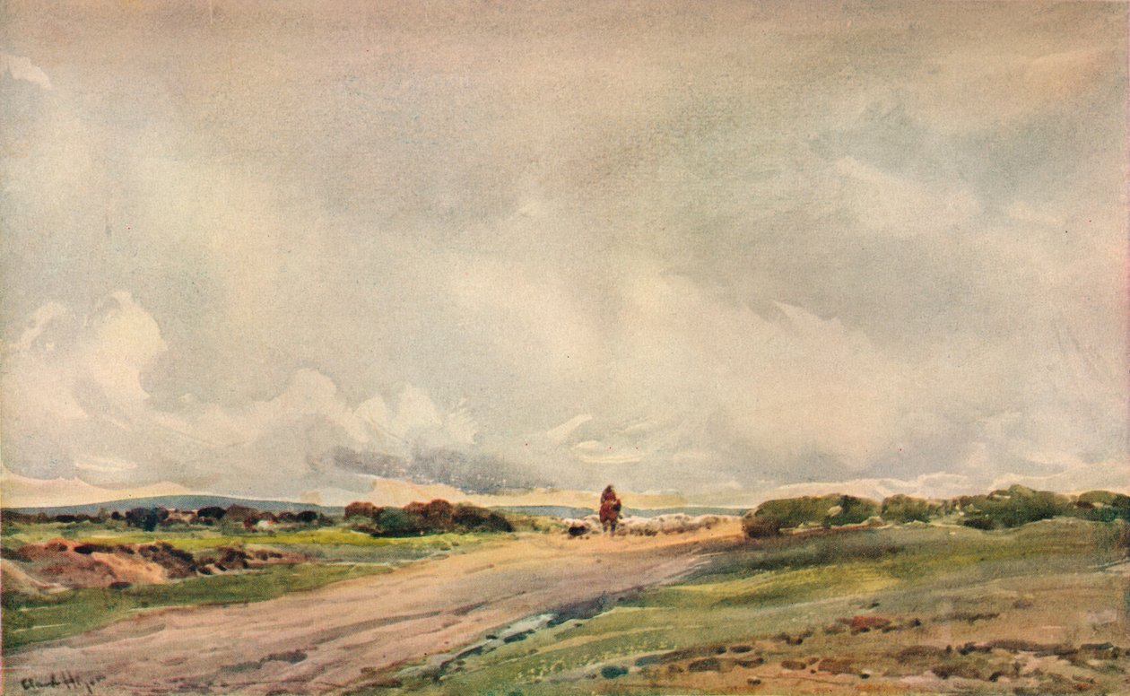 The Road to Portsmouth, c1910 by Claude Hayes