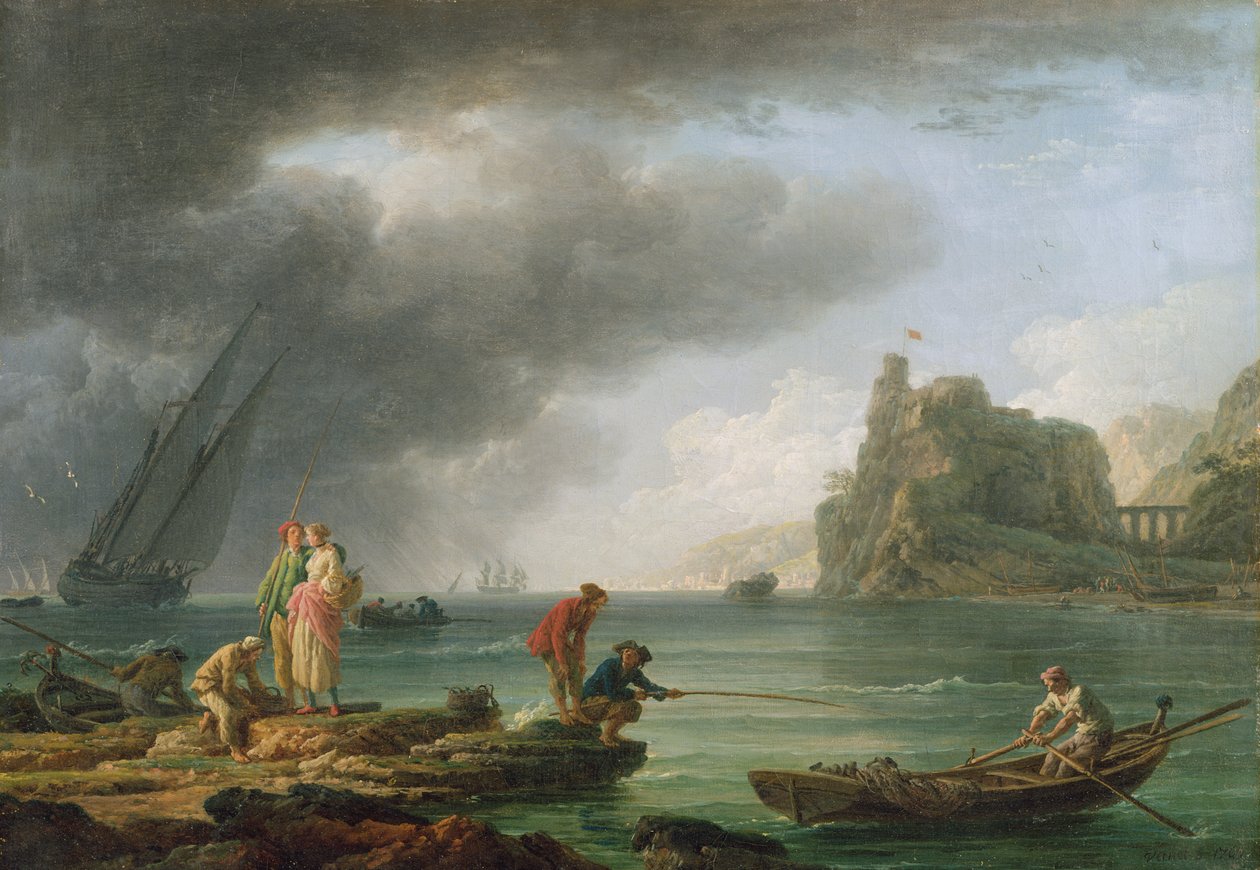 Coast Scene by Claude Joseph Vernet