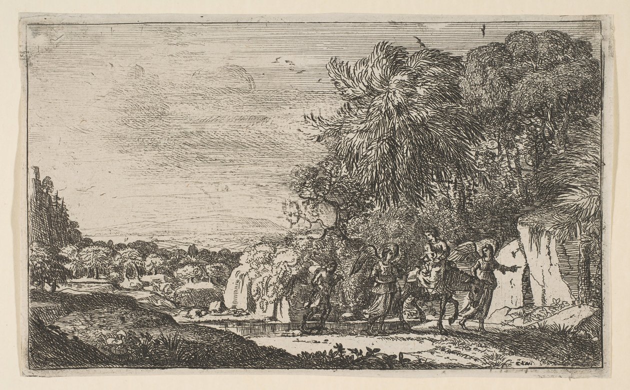 The Flight into Egypt by Claude Lorrain