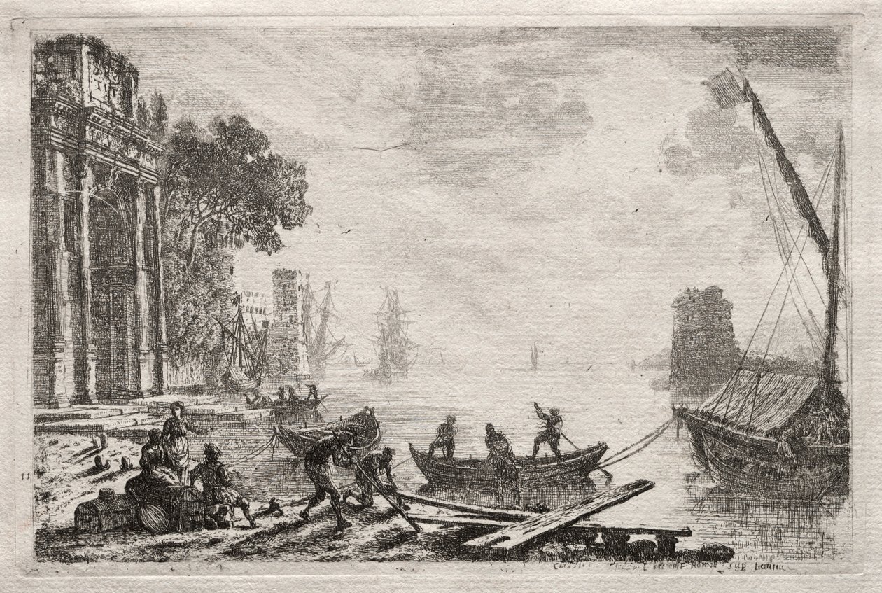 The Sunset, 1634 by Claude Lorrain