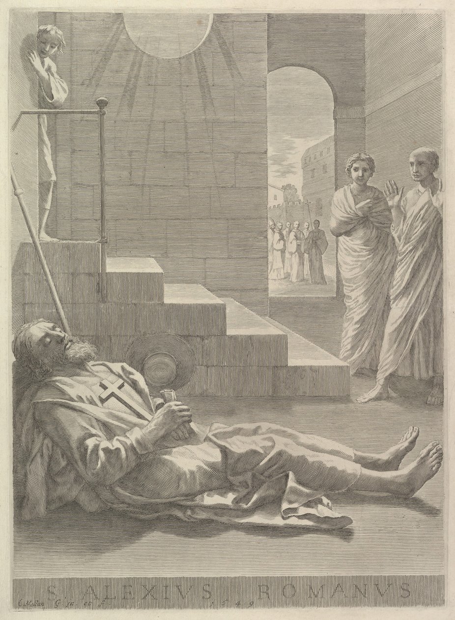 St. Alexis by Claude Mellan