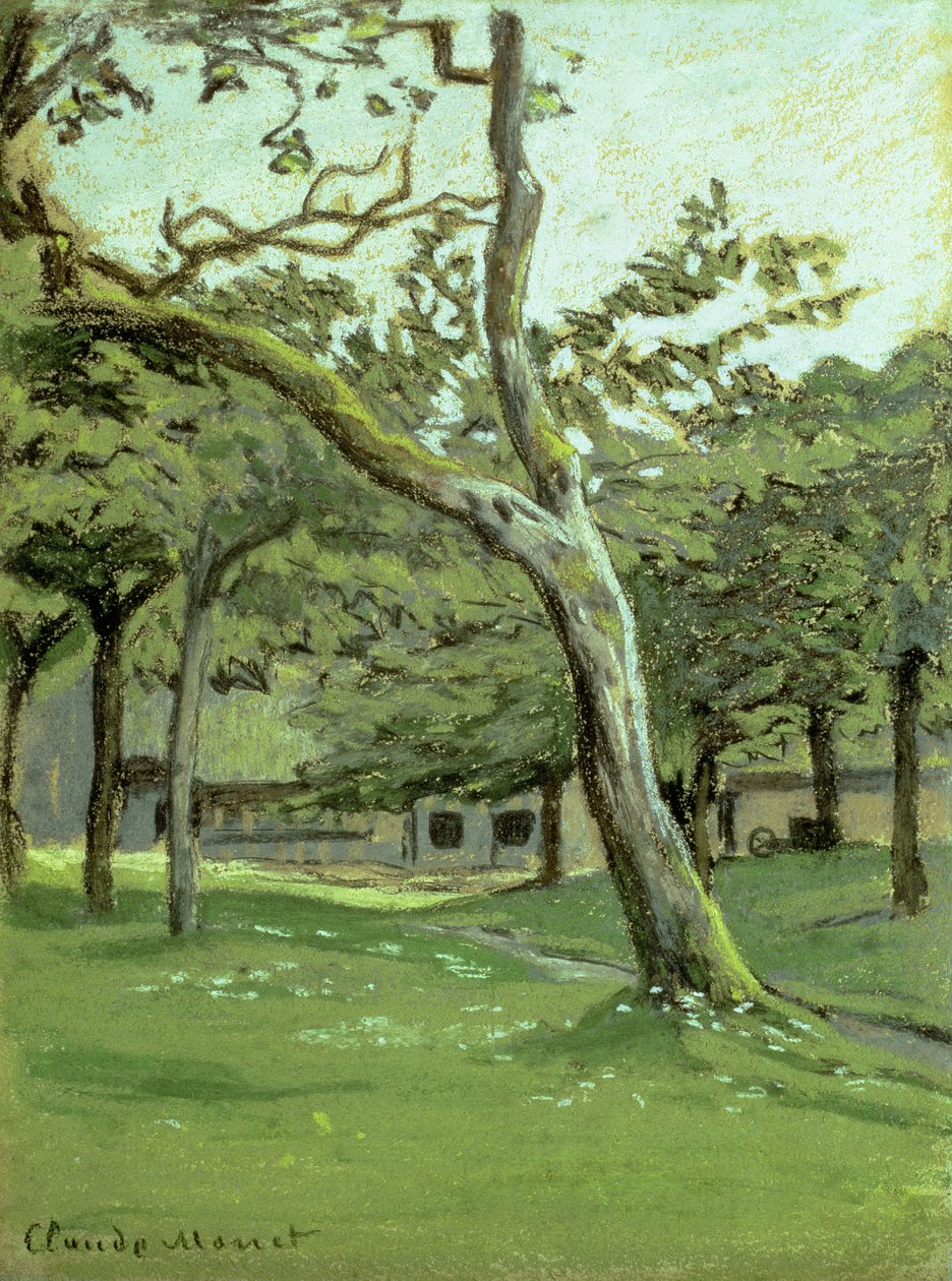 An Orchard by Claude Monet