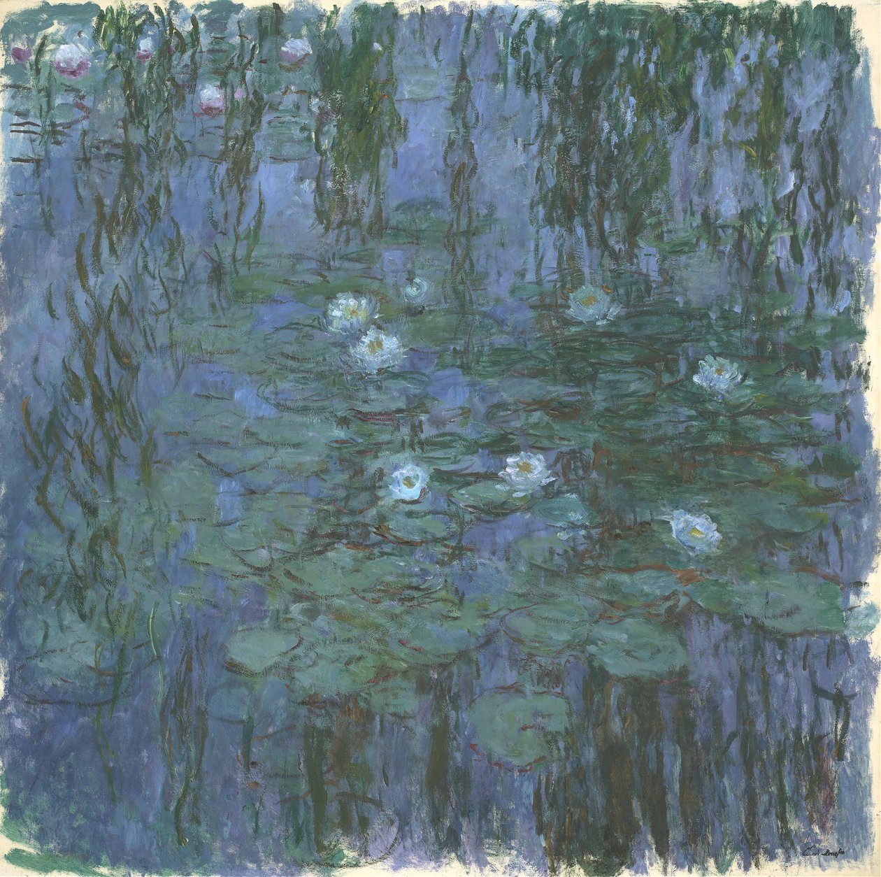 Blue Nympheas by Claude Monet