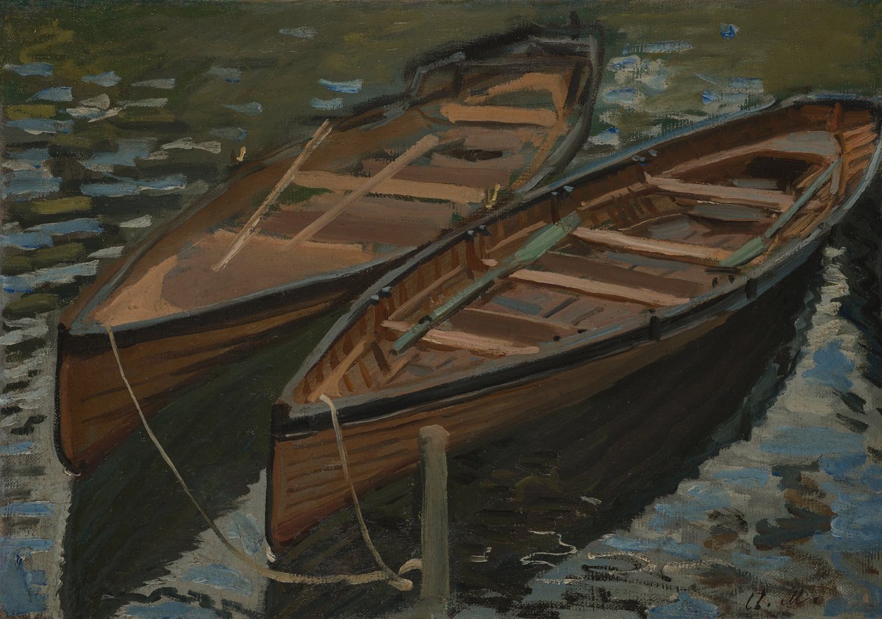 Boats by Claude Monet