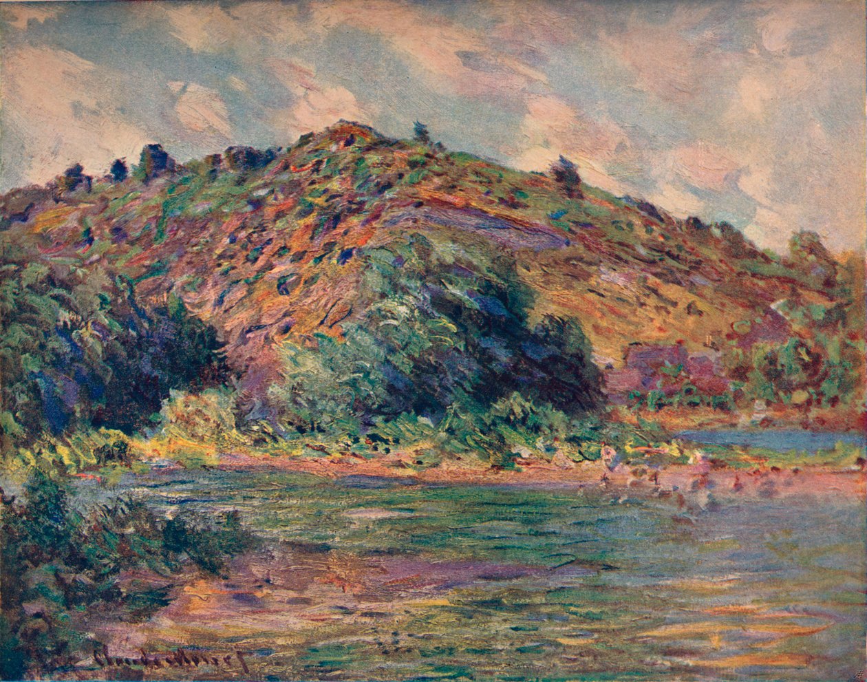 Bords De La Seine by Claude Monet