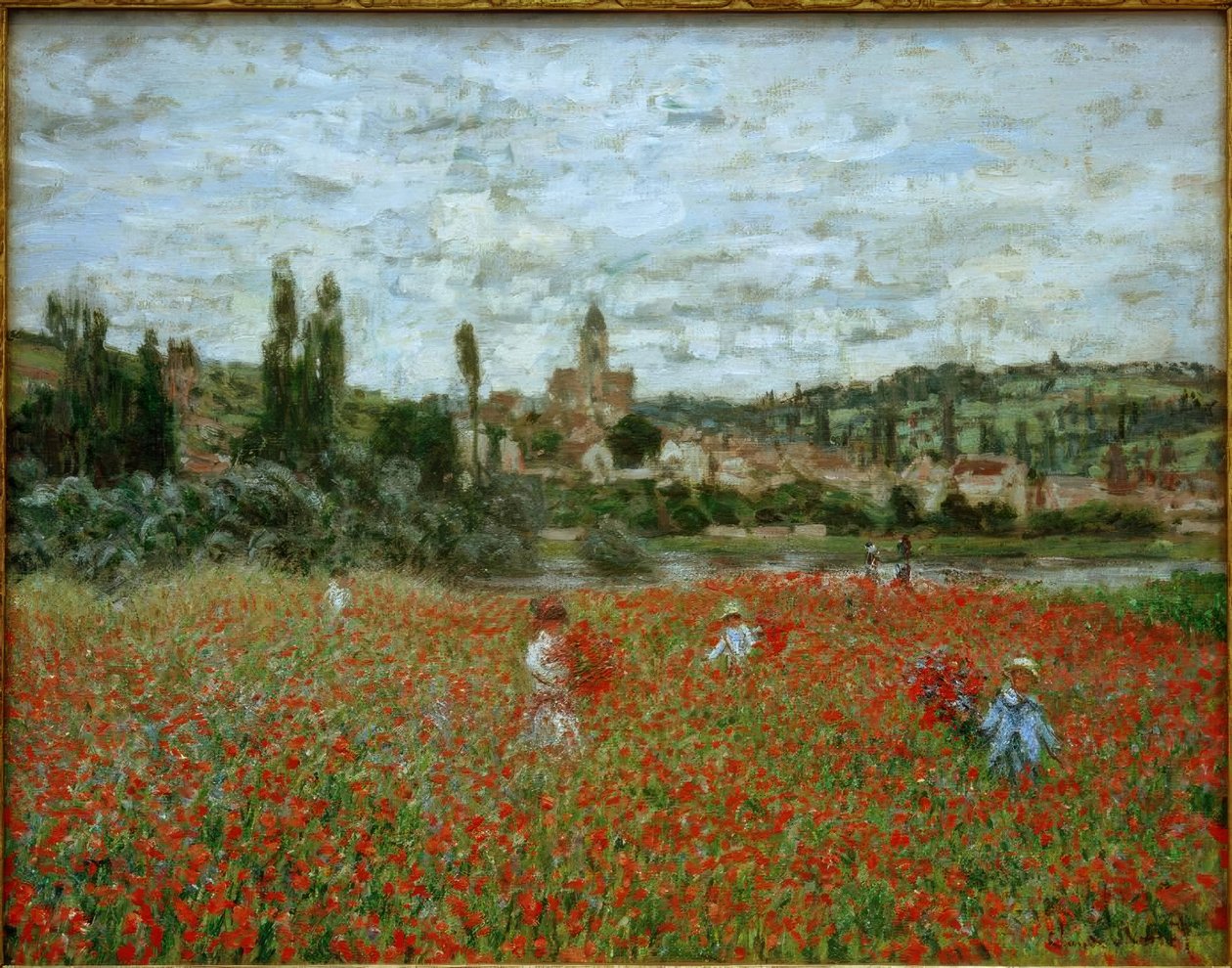 Poppy Field near Vétheuil by Claude Monet