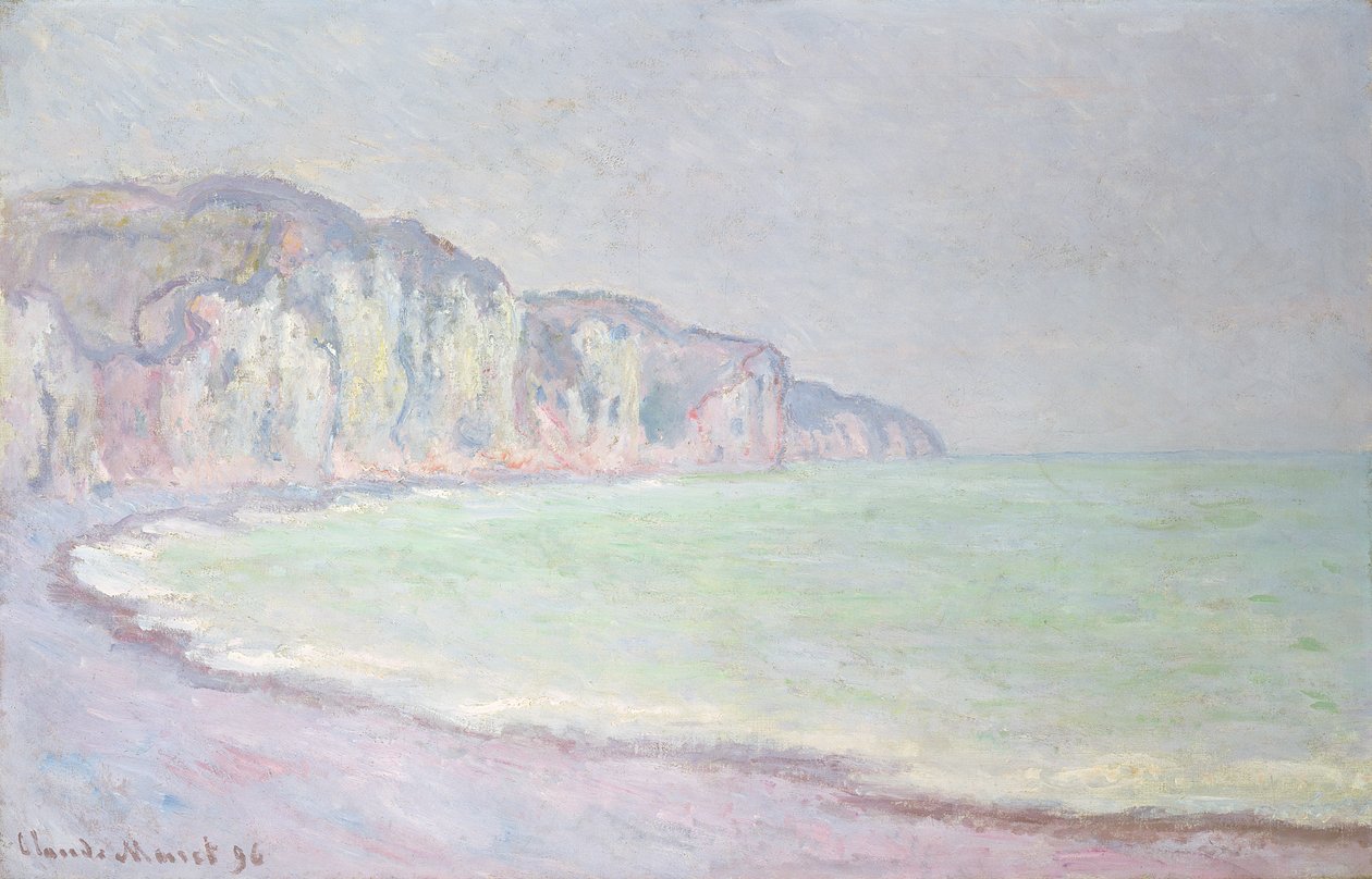 Cliffs at Pourville by Claude Monet
