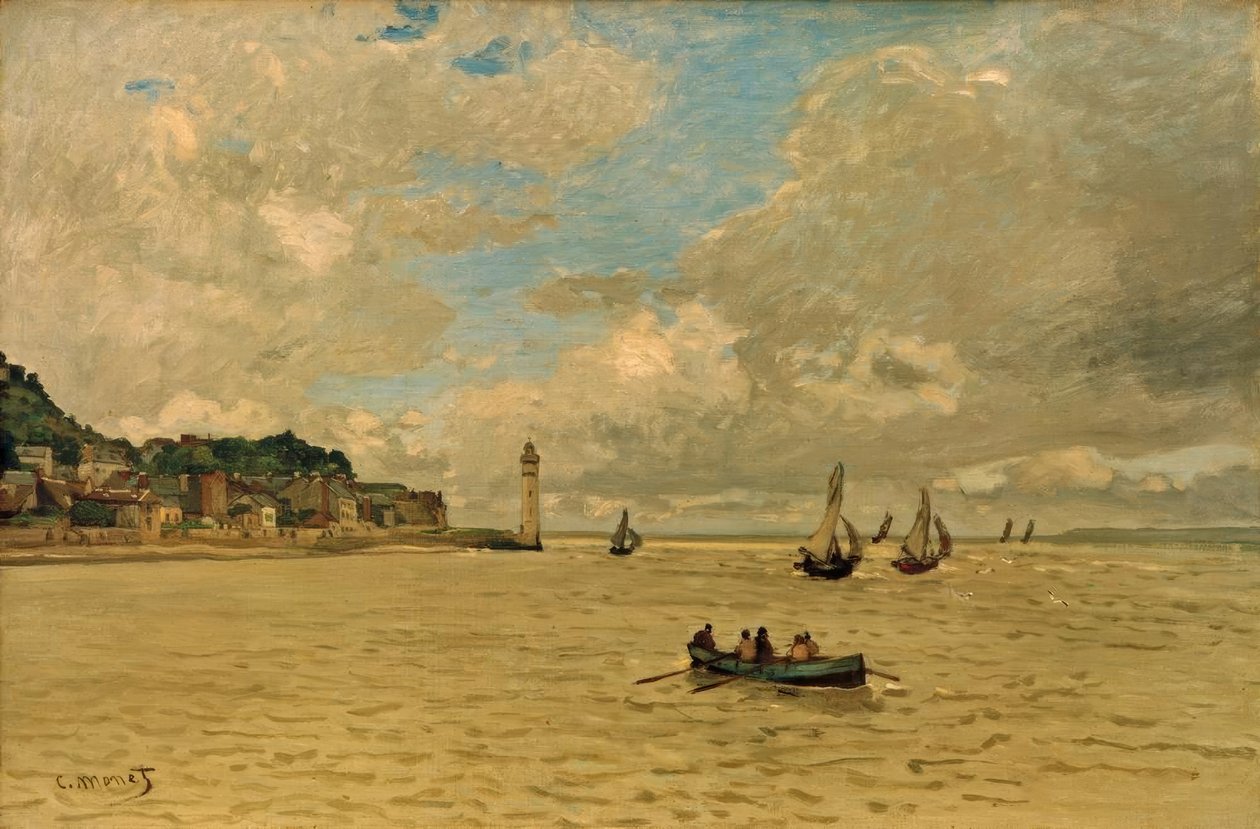 The Lighthouse of Honfleur by Claude Monet