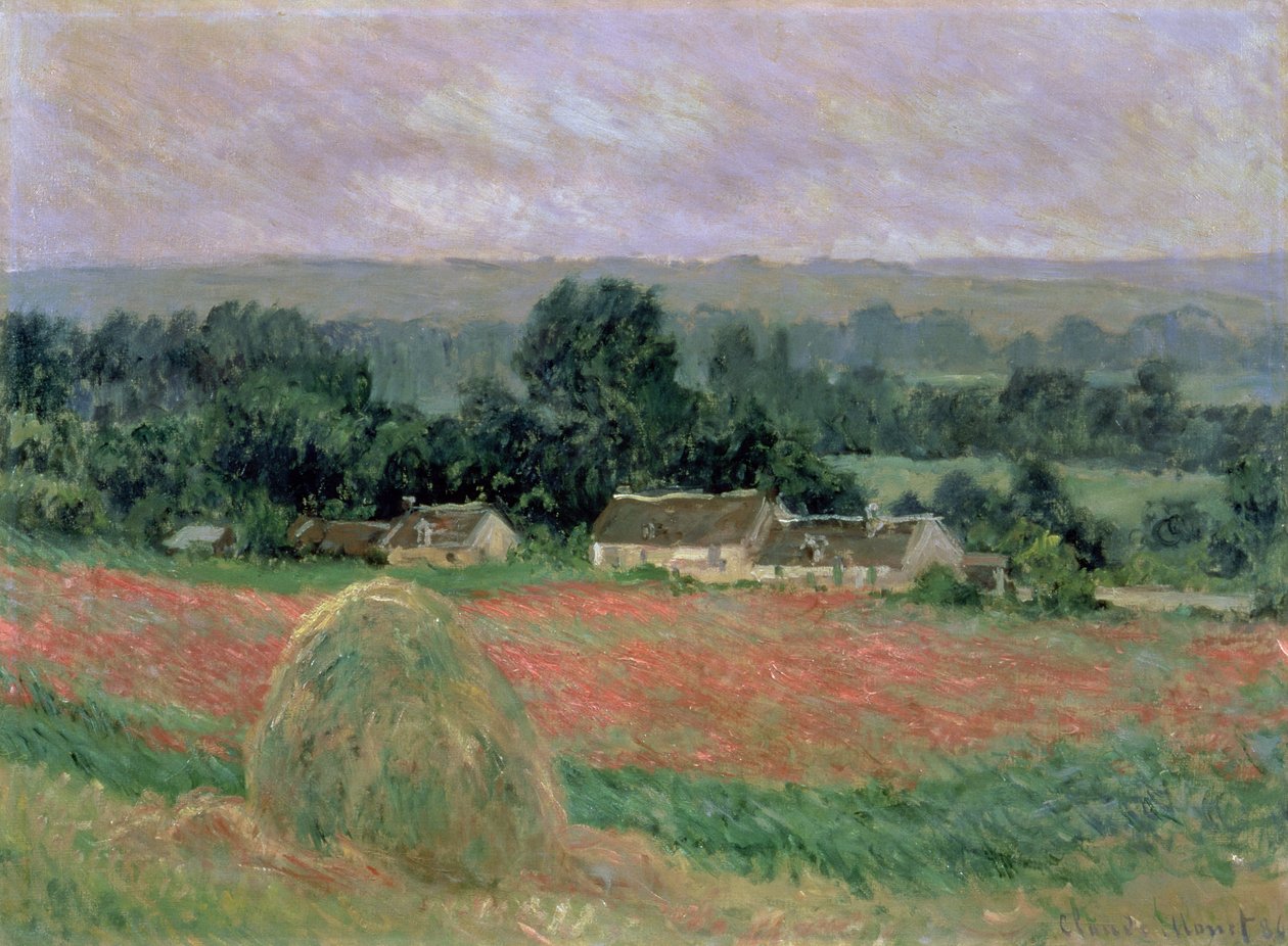Haystack at Giverny by Claude Monet