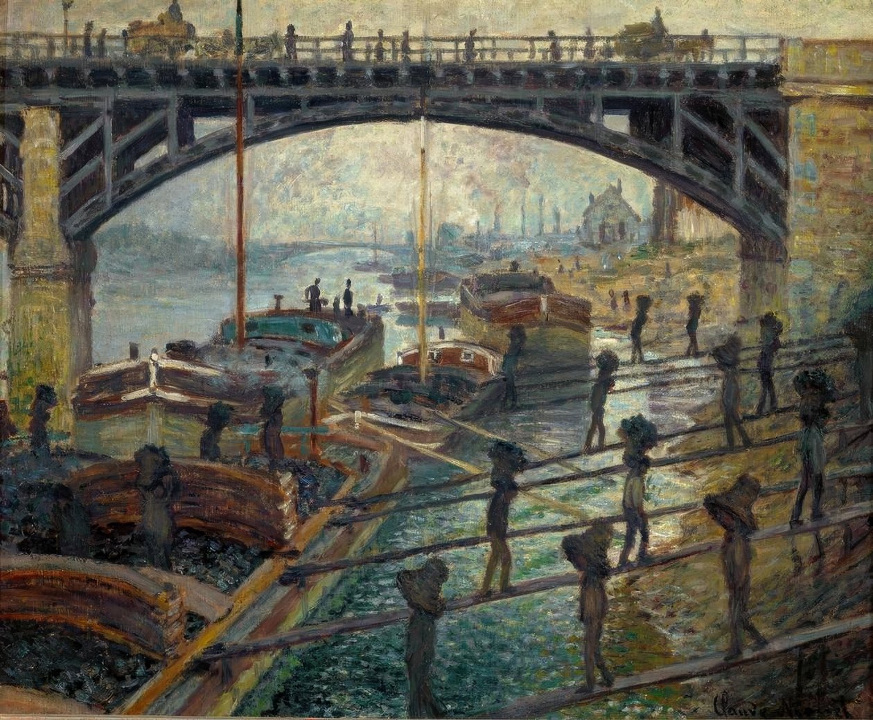 The Coalmen by Claude Monet