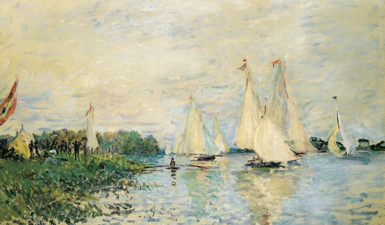 Regatta at Argenteuil by Claude Monet