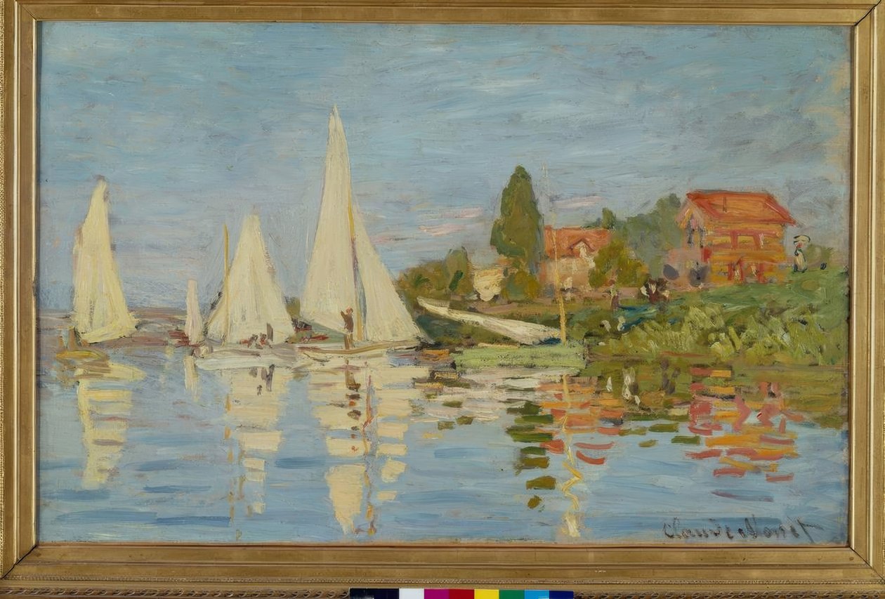 Regattas at Argenteuil by Claude Monet