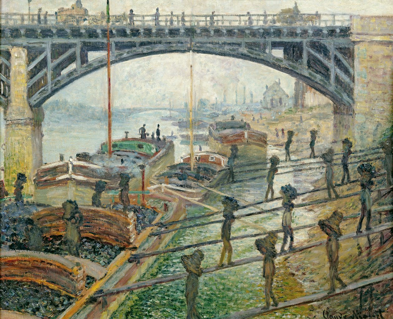The Coal Workers by Claude Monet