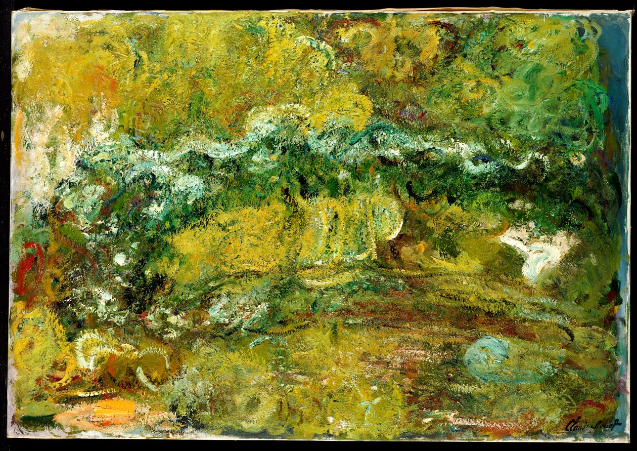 The Japanese Bridge by Claude Monet