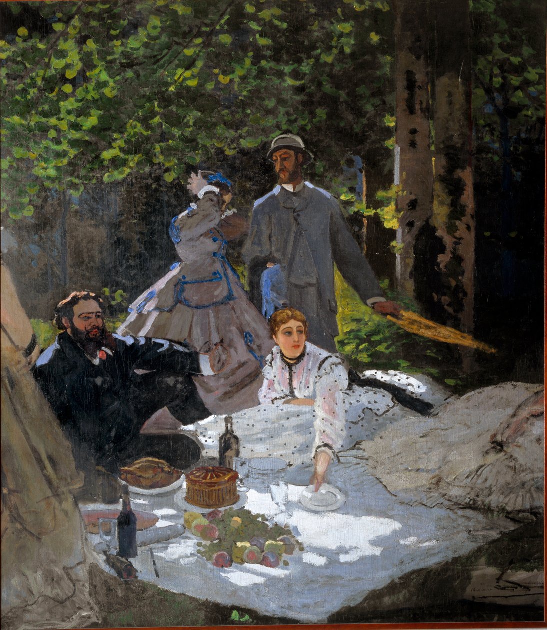 The Breakfast on the Grass by Claude Monet