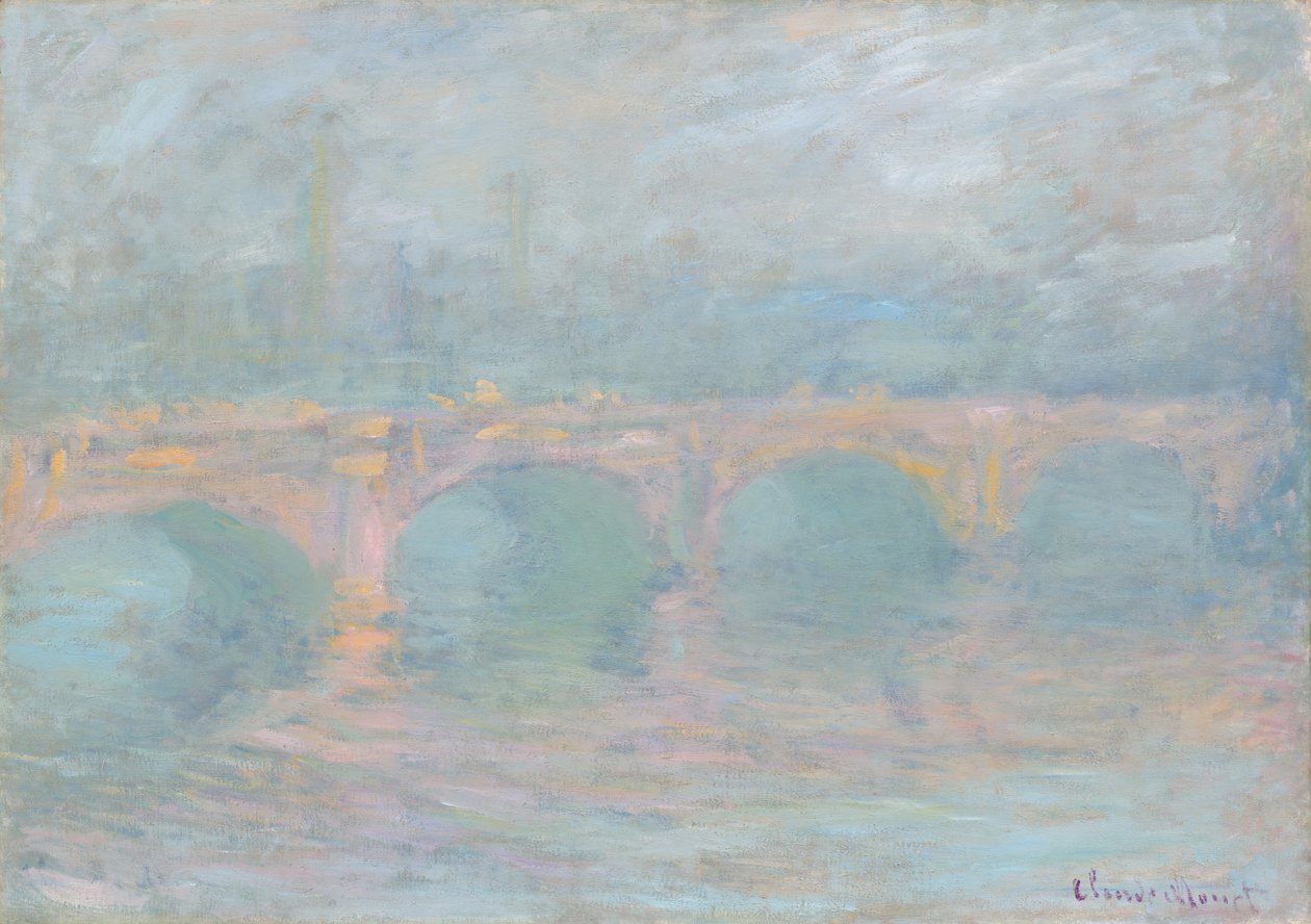 Waterloo Bridge, London, at Sunset, 1904 by Claude Monet